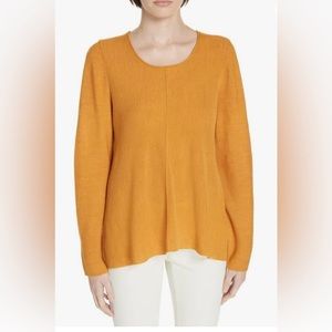 Eileen Fisher Merino
Anato Seam Hi-Low
Scoop Neck Top Size L